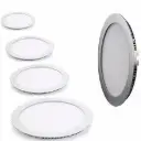 PANEL LED 6W 6500K X 4" INCRUSTAR REDONDO*