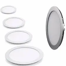 PANEL LED 9W 6500K X 5" INCRUSTAR REDONDO*