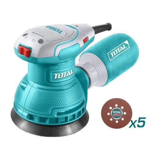LIJADORA ORBITAL 5" 320W INCLUYE 5 LIJAS INDUSTRIAL SUPER TOTAL (UTF2131256)