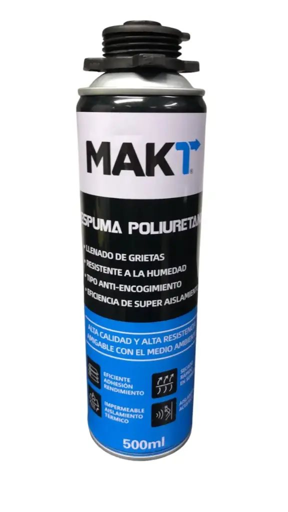 ESPUMA POLIURETANO EXPANSIVA 500ML MAKT