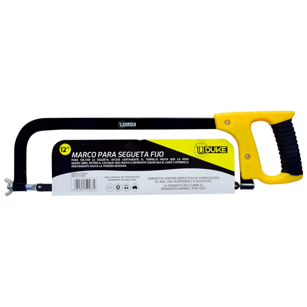 MARCO SEGUETA PASTA CON CAUCHO AMARILLO/NEGRO UDUKE HT30520
