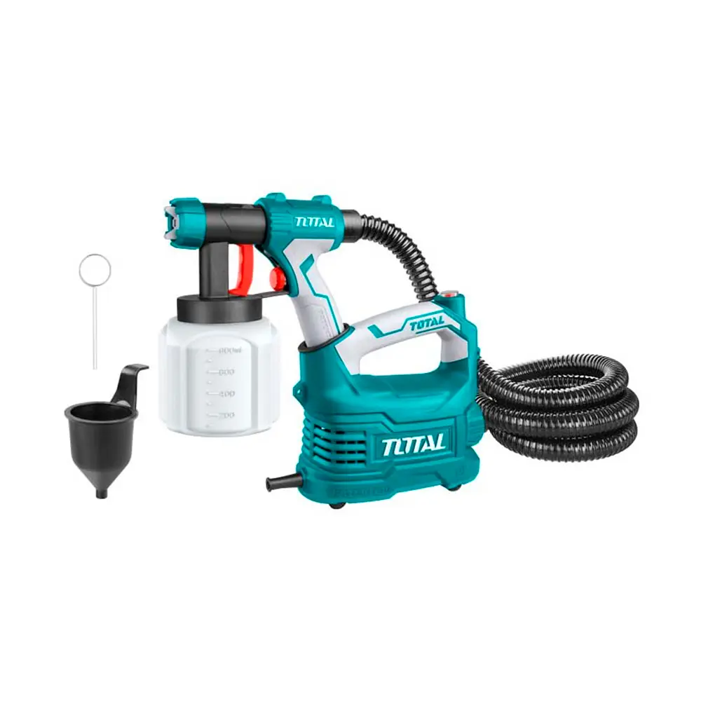 COMPRESOR MINI + PISTOLA INDUSTRIAL VASO PLASTICO 800ML 500W TOTAL UTT5006