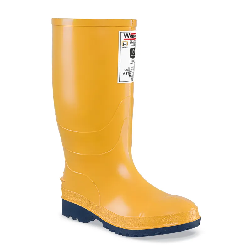 [SPF0596] BOTA PVC AMARILLA WORKMAN OIL RESISTANT CONFORT T-41