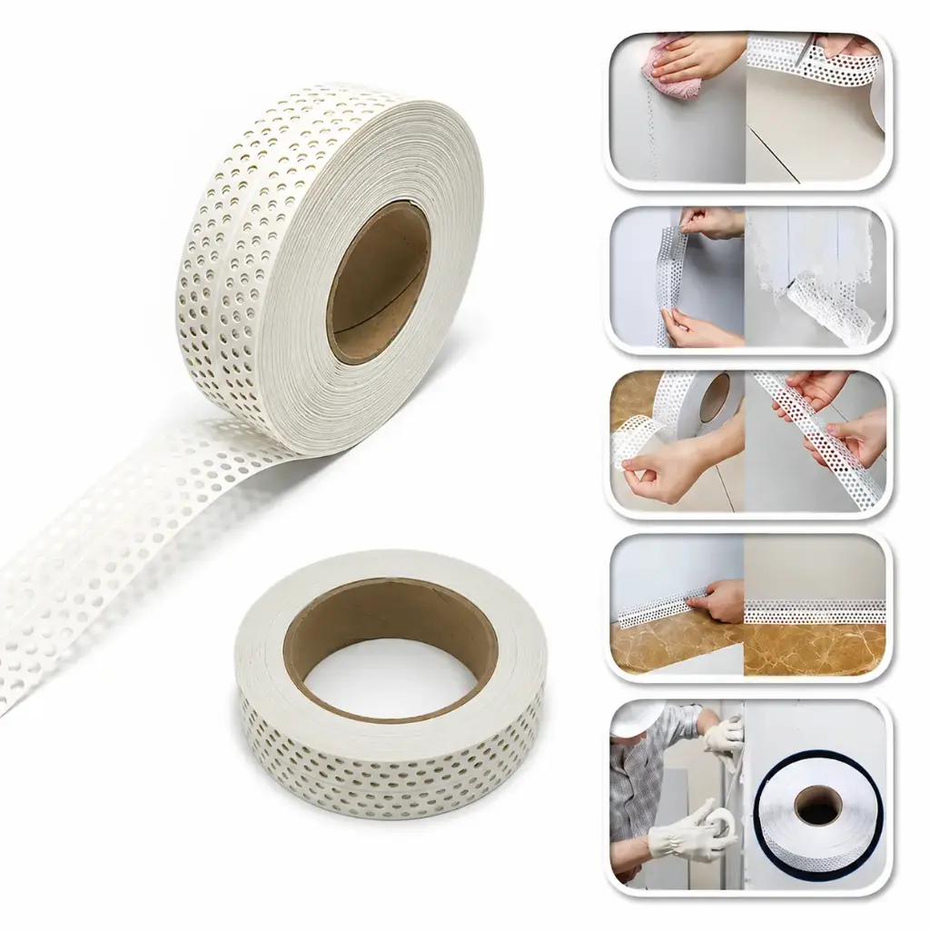 CINTA PVC PERFORADA ESQUINAS FILOS 50MM X 30MTS