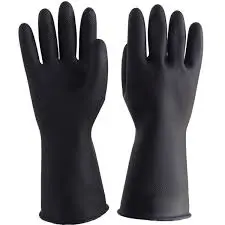 GUANTE CAUCHO NEGRO INDUSTRIAL CAL30 # 7