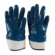GUANTE PETROLERO NITRILO AZUL
