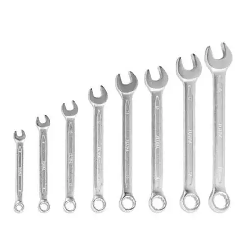 LLAVE MIXTA 6 - 19 MM JUEGO X 8 PZS INDUSTRIAL SUPER TOTAL THT102286