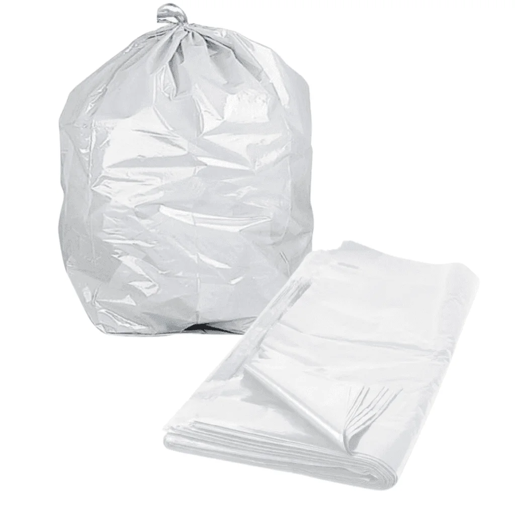BOLSA BLANCA 0.90 X 1.20CM PARA PUNTO ECOLOGICO