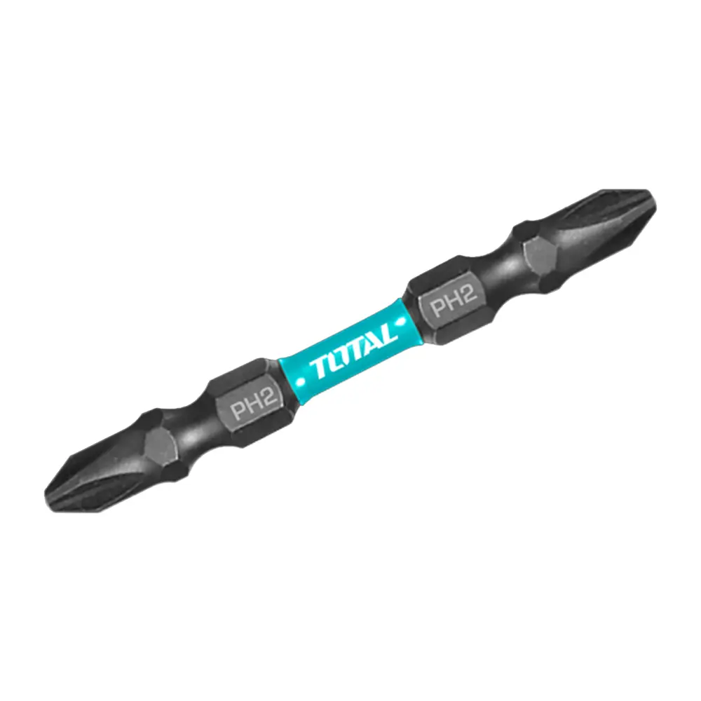 PUNTAS TALADRO INDUSTRIAL DOBLE PUNTA IMANTADA 65MM (+) (+) JUEGO X 10 PZS INDUSTRIAL SUPER (TACIM16PH233 TOTAL