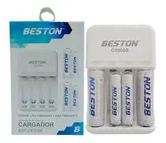CARGADOR BATERIAS AAA BESTON